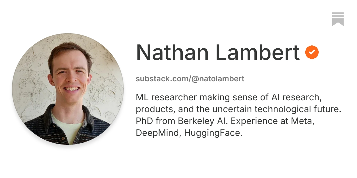 Nathan Lambert | Substack