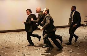 Trump evacuated from White House press ...
