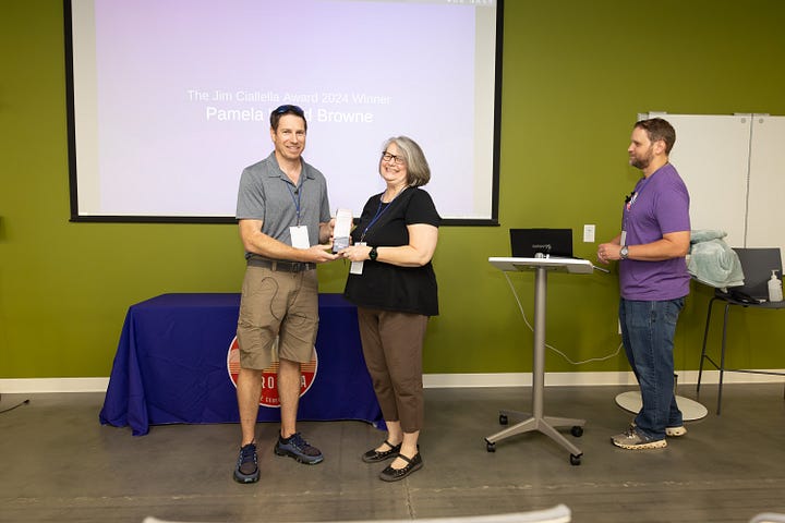 Our first recipients of the Jimmy C Award