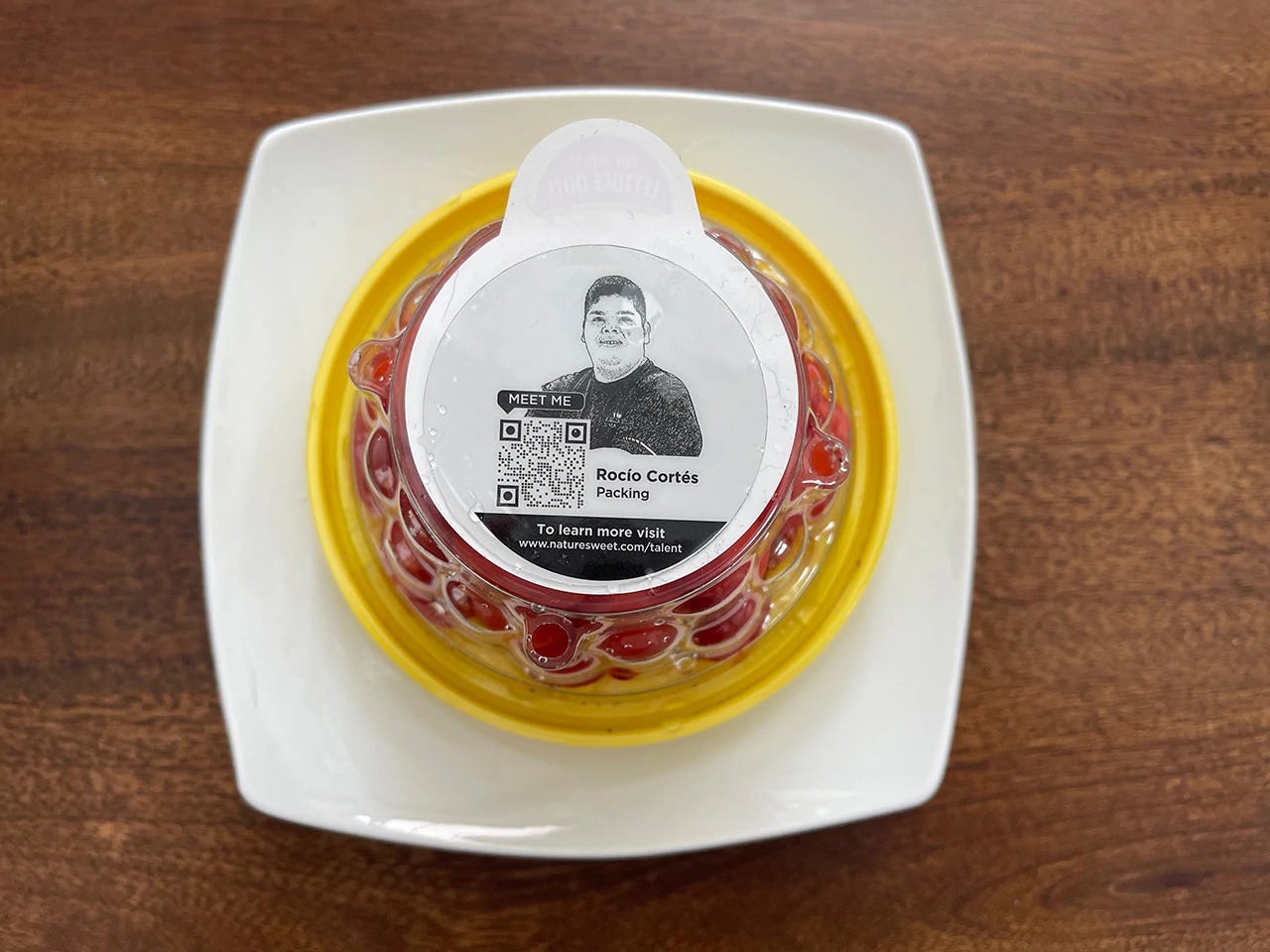 NatureSweet packaging QR Code