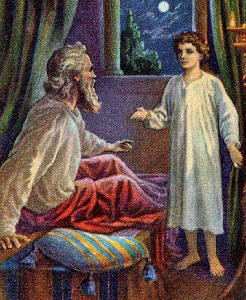 Samuel hears the voice of YHVH God Samuel hears the voice of YHVH God