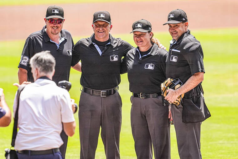Jen Pawol makes history as first female MLB umpire, but there's more work  to do - Hawaii Tribune-Herald