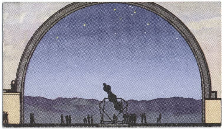 George Arents Collection, The New York Public Library. "How the planetarium is housed." The New York Public Library Digital Collections