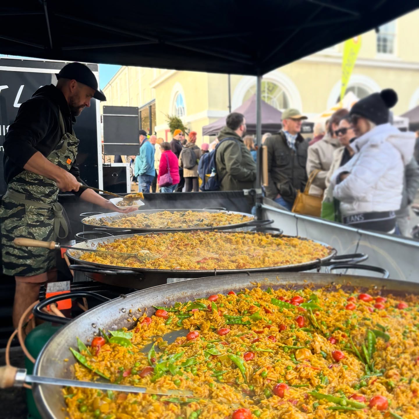 May be an image of paella