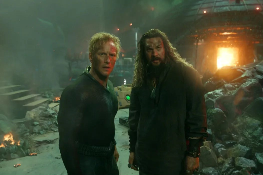 Still from the 2023 comic book feature film Aquaman and the Lost Kingdom