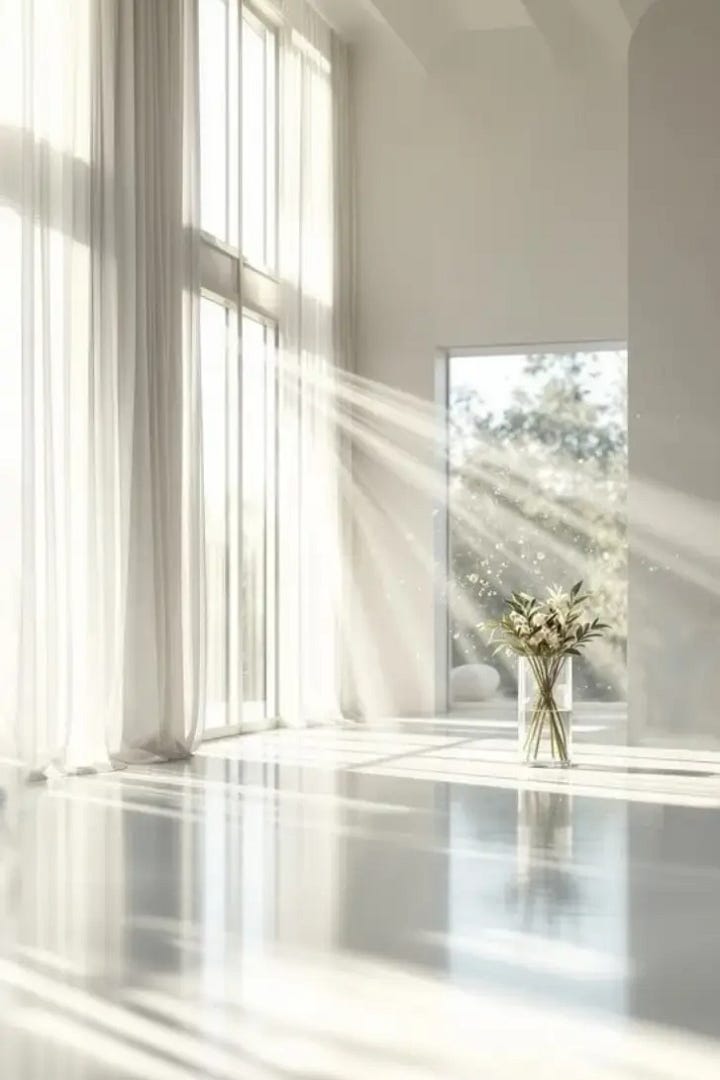 szabadságot sugárzó képgaléria az atipikus karrierhez: beszűrődő napfény, home office, asztal laptoppal, távlatot mutató út a szabadban, lebbenő függöny.