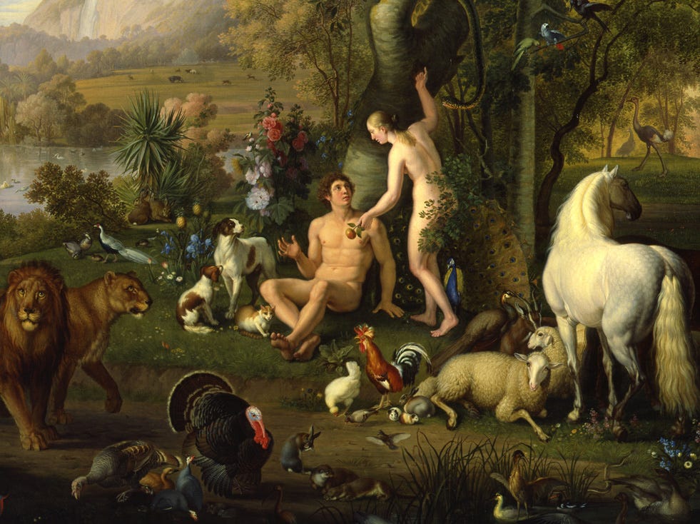 Wenzel Peter, Adam and Eve in the Garden of Eden