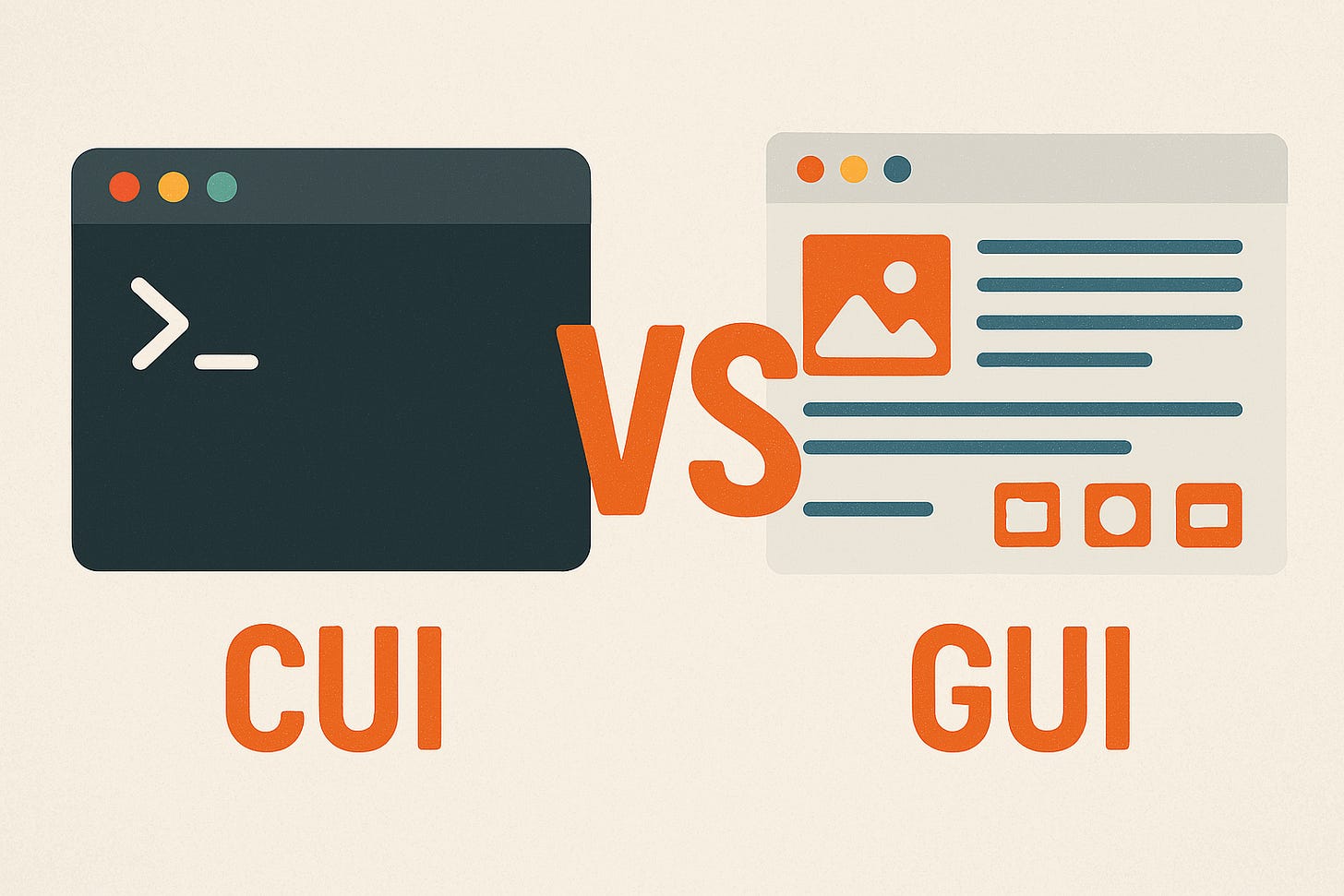 CUI vs GUI - Tech with Lazaro