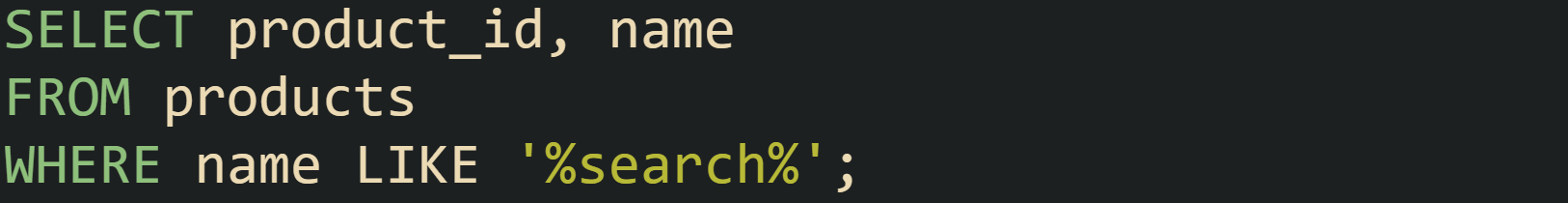 Partial Text Search In SQL With Indexes
