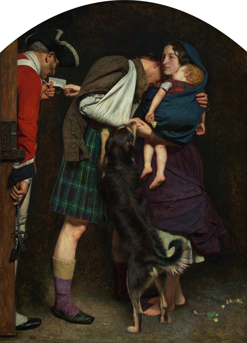 The Order of Release by Millais The Order of Release by Millais