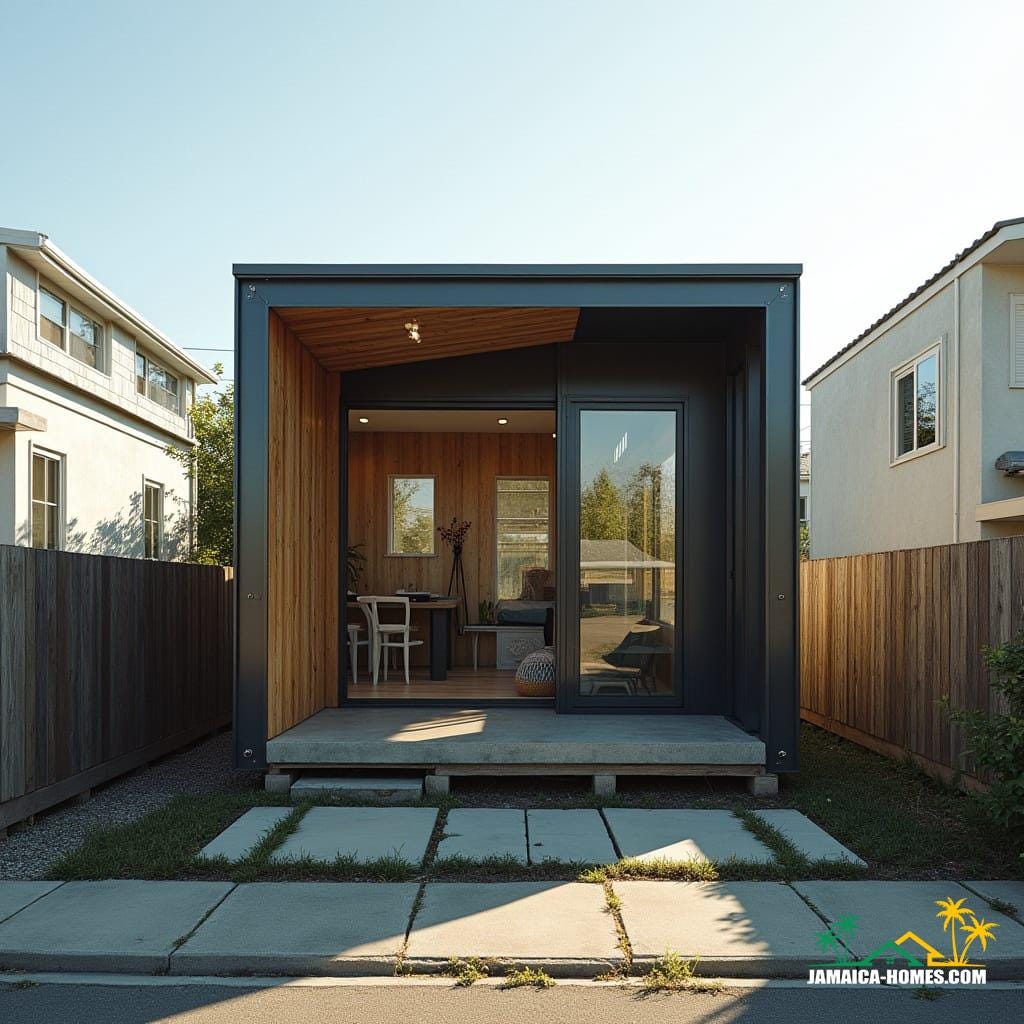 Urban Steel-Clad Mini Home