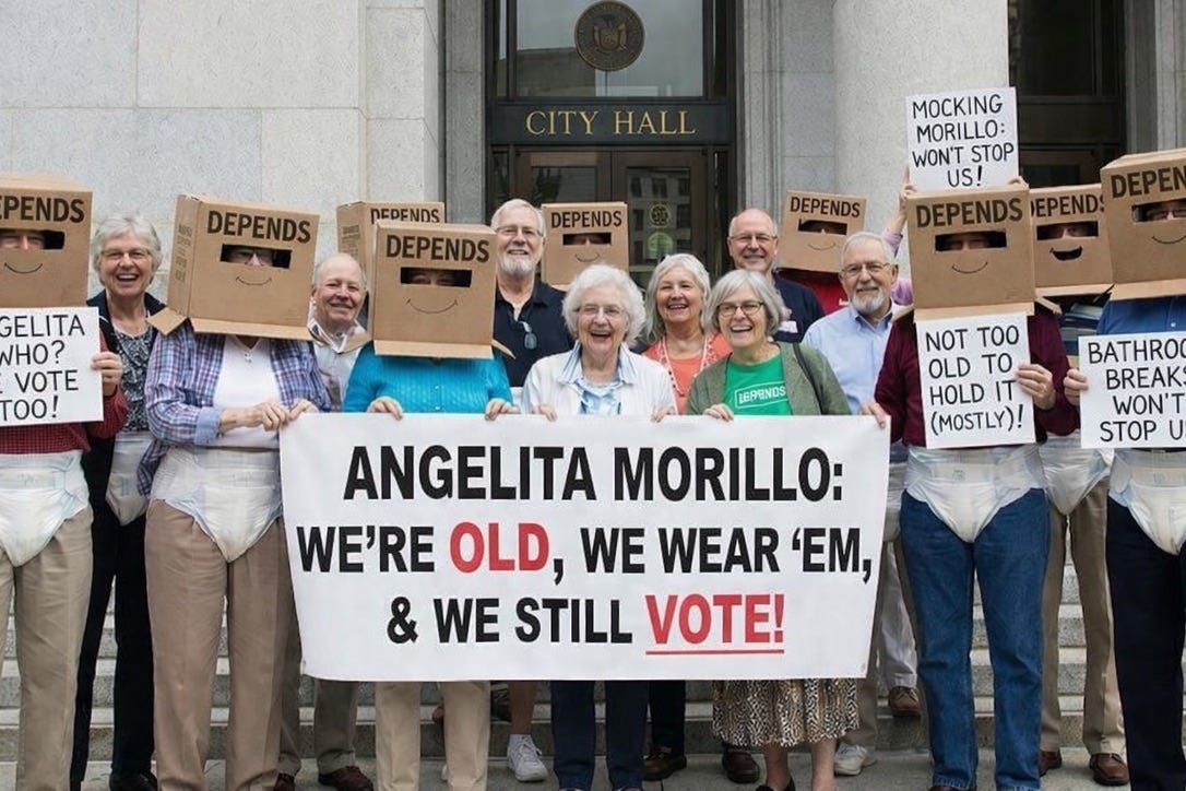 A group of people holding signs
AI-generated content may be incorrect.