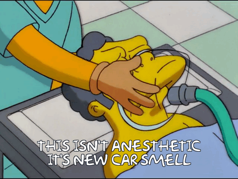 Simpsons New Car Smell……. - GIF - Imgur