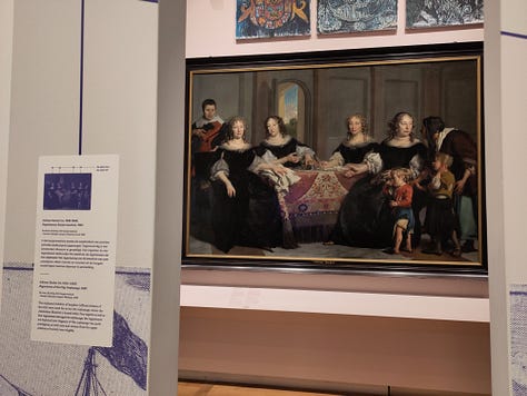 Vue de l'exposition " Panorama Amsterdam. A Living History of the City", Amsterdam Museum, printemps 2025