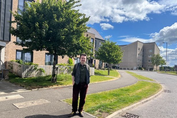 Councillor Anthony Carroll in Sighthill. Image: LDRS Councillor Anthony Carroll in Sighthill. Image: LDRS