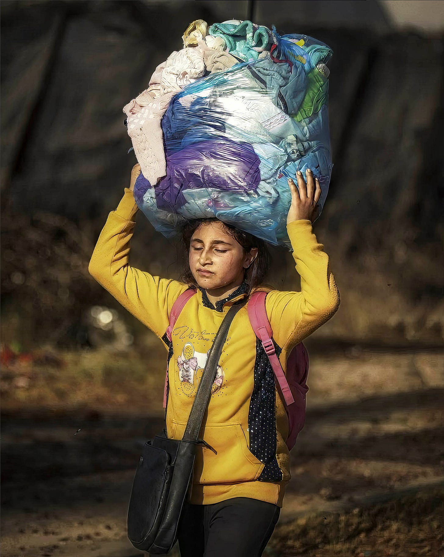 It is never fair for a girl of this age to bear such immense sorrow. Displacement is harsh; it made us grow up before our time.