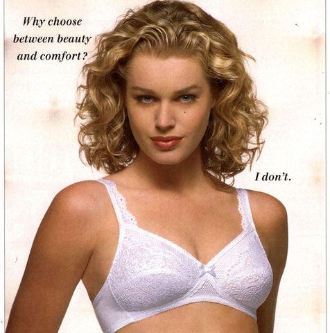 80s bra: how it was
