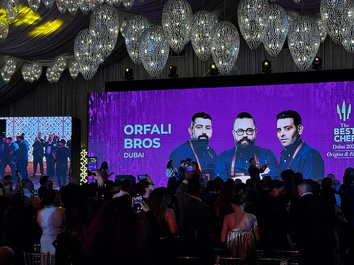 Both Orfali Bros and Three by Eva took home Best Chef Awards for Best Origins & Future Award