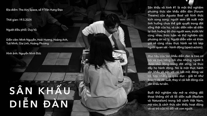 Một thử nghiệm sân khấu diễn đàn