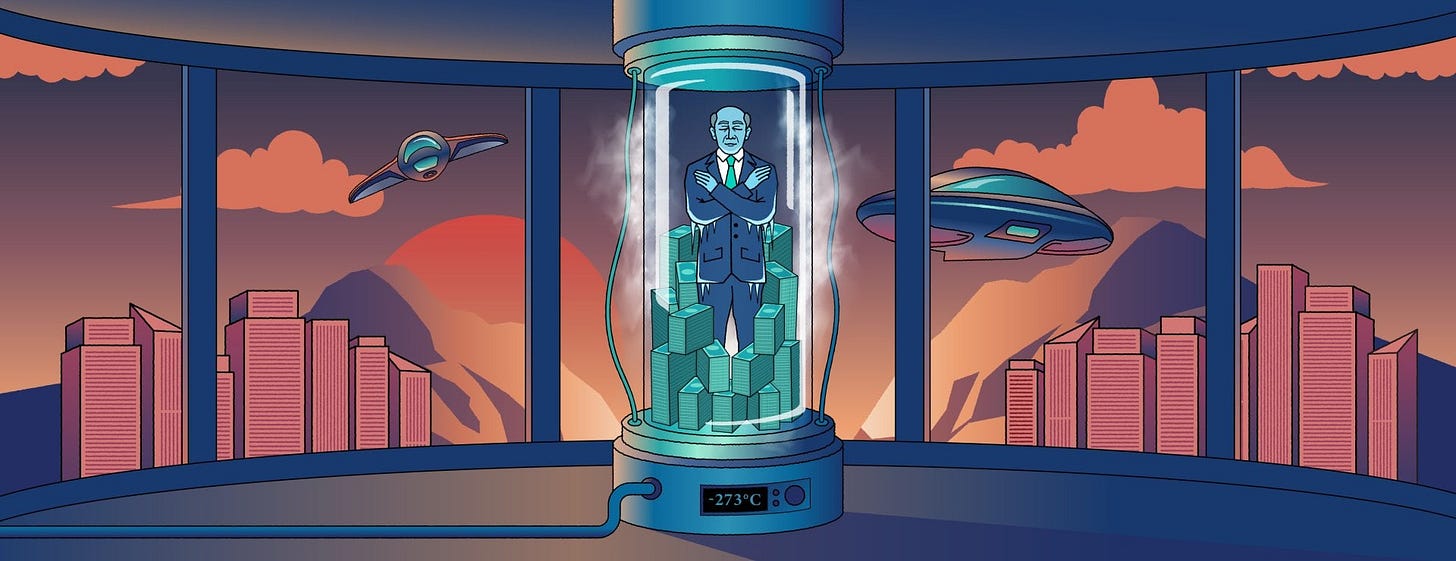 Rich People Freeze Themselves, and Fortunes, for Future Revival :  r/Futurology