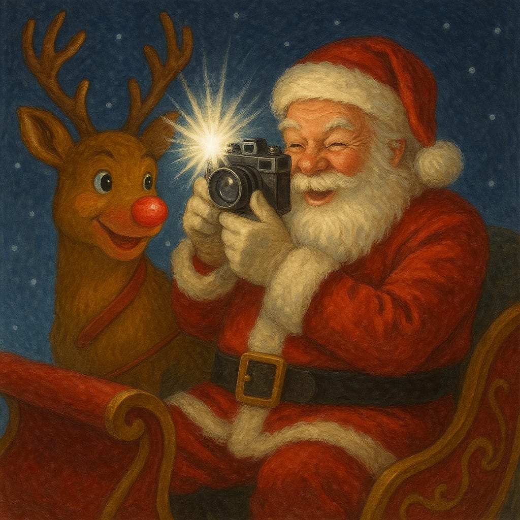 Rudolph Photobombed My Christmas