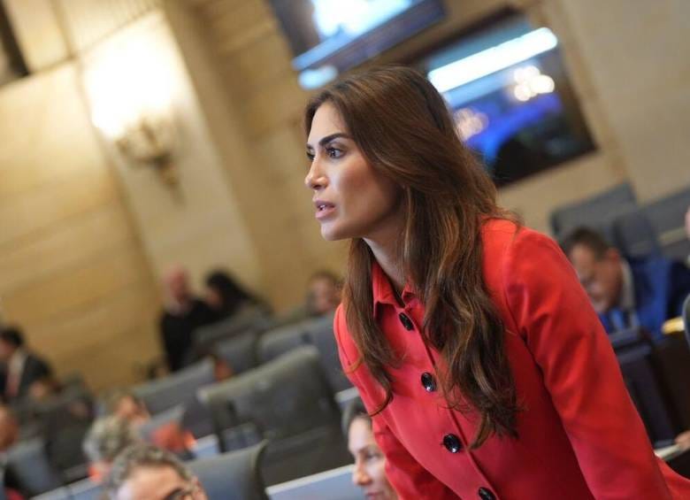 La representante Robayo es del Partido de La U. Y representa a Córdoba en el Congreso. Foto: Prensa Saray Robayo. 