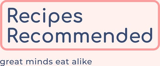 Recipes Recommended