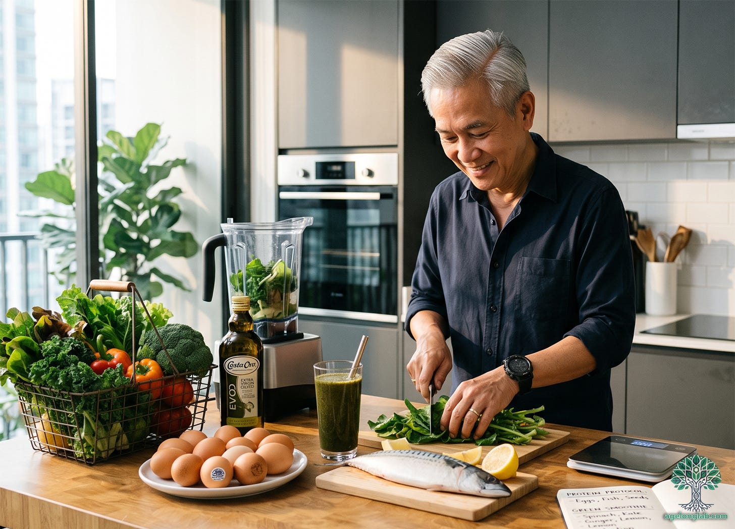 Dejtana preparing functional whole food and high quality protein protocol for 50+ muscle health