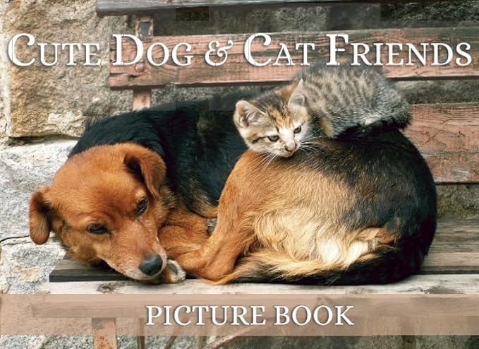 Cute Dog & Cat Friends Picture Book