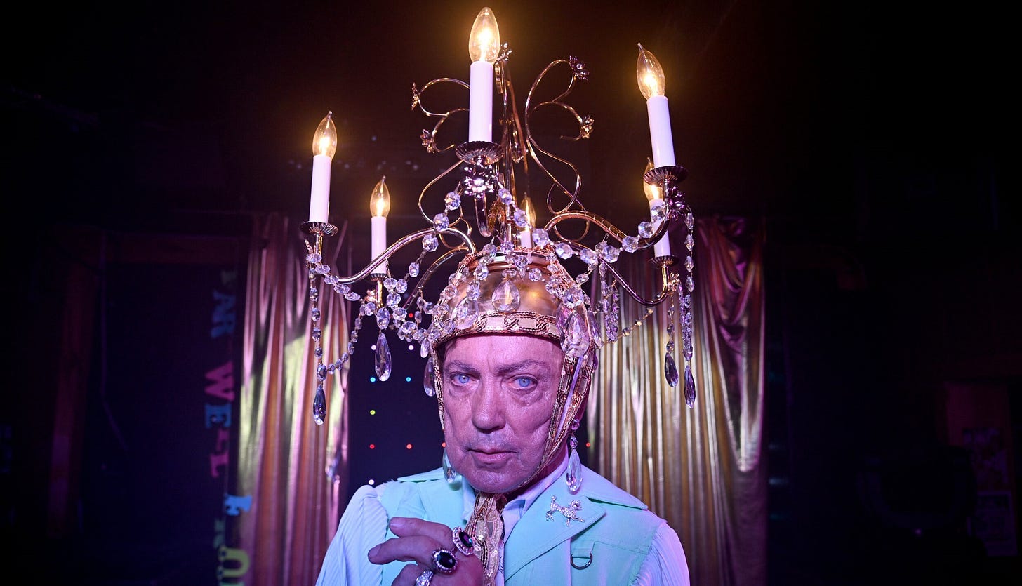 Udo Keir as the illuminating Pat Pitsenbarger in Swan Song. Photo Cr: Chris Stephens/Magnolia Pictures. Udo Keir as the illuminating Pat Pitsenbarger in Swan Song. Photo Cr: Chris Stephens/Magnolia Pictures.