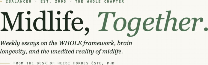 Midlife, Together by Dr. Heidi