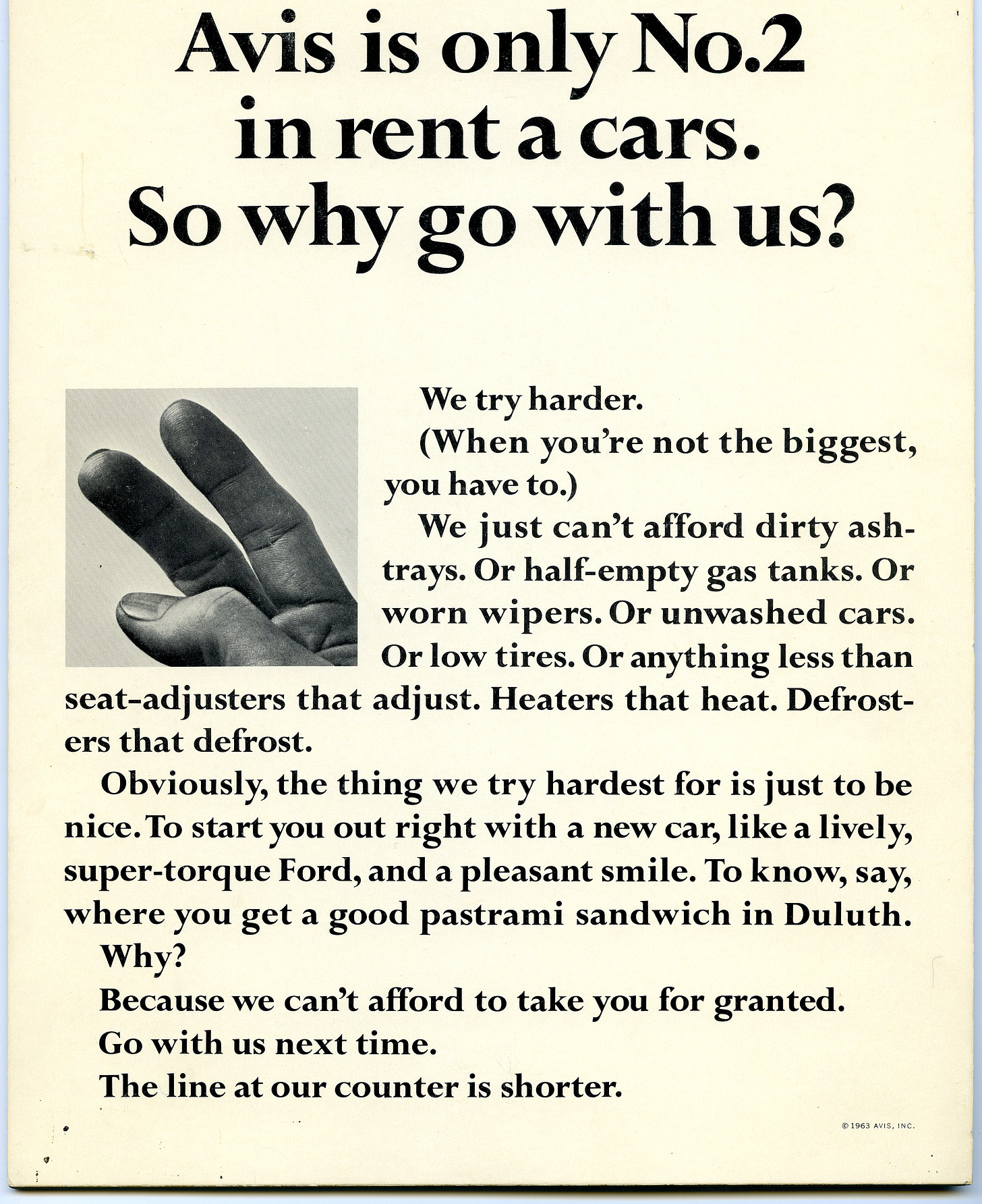 We Try Harder' and Other Famous Ad Campaigns by Paula Green - The Devil's  Tale