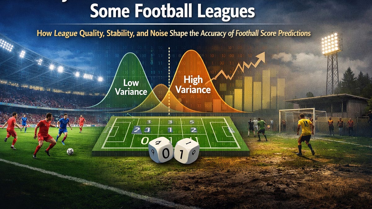 Some Football Why Poisson Models Work Better in Some Football Leagues Than Others?