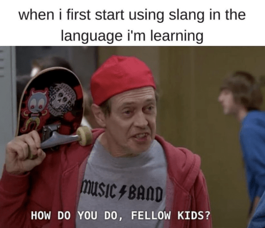 new language slang