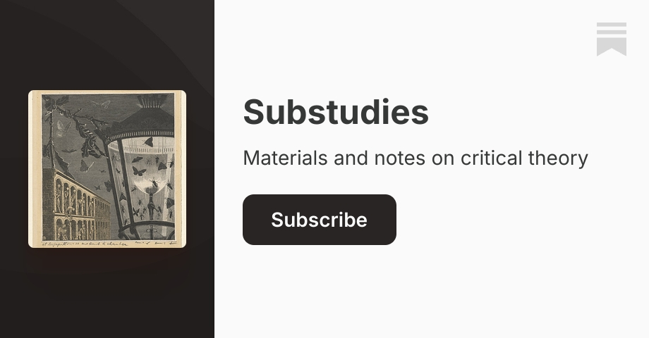 Substudies | James Crane | Substack