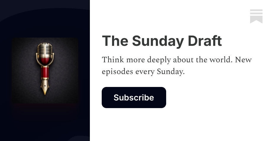 The Sunday Draft | Substack