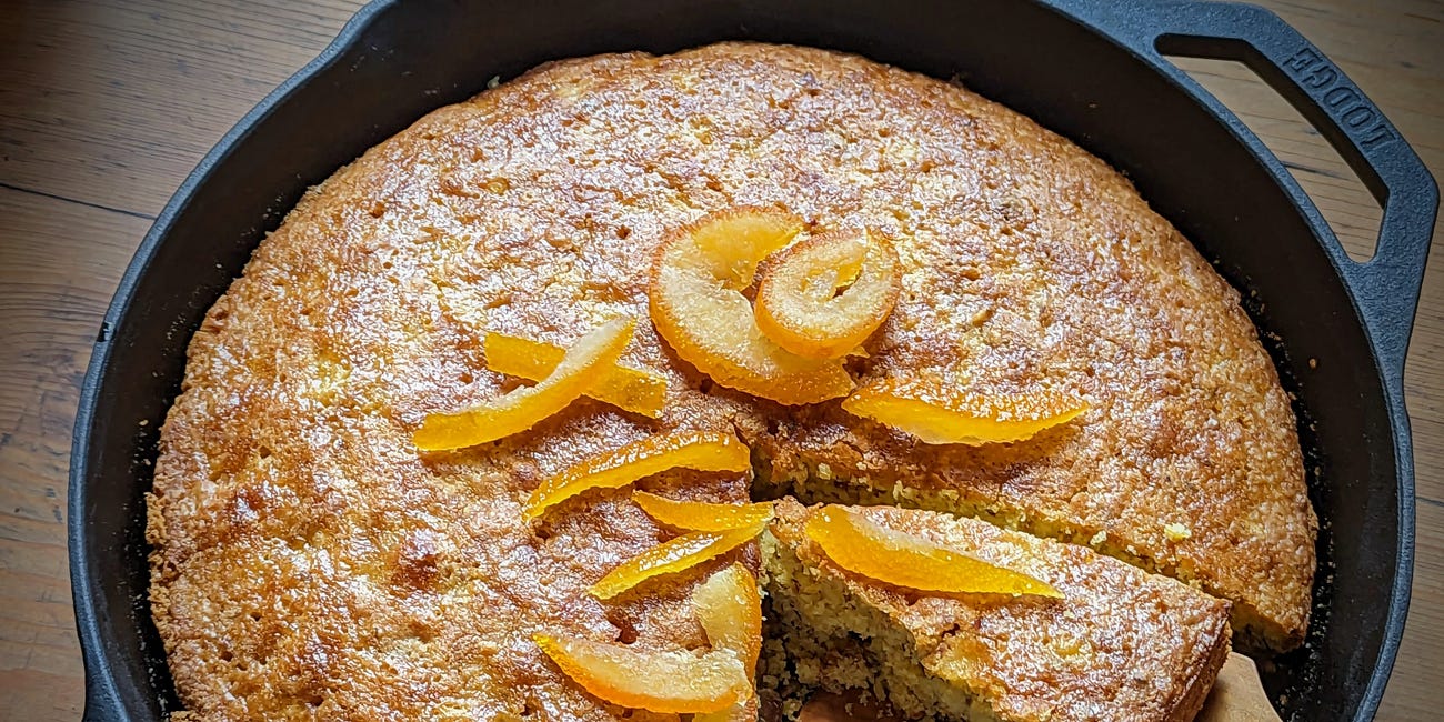 Skillet Orange-Olive-Oil Cake 