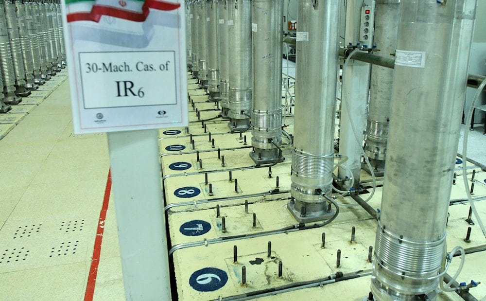 This photo released on Nov. 5, 2019, by the Atomic Energy Organization of Iran shows centrifuge machines in the Natanz uranium enrichment facility in central Iran. (Atomic Energy Organization of Iran via AP, File) This photo released on Nov. 5, 2019, by the Atomic Energy Organization of Iran shows centrifuge machines in the Natanz uranium enrichment facility in central Iran. (Atomic Energy Organization of Iran via AP, File)