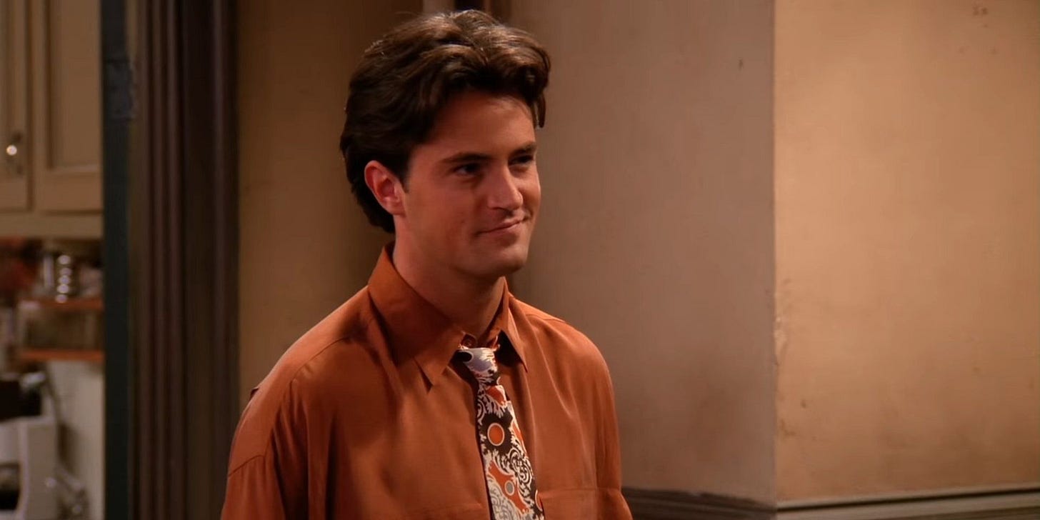 Friends Star Matthew Perry Explains Chandler's Many Appearance Changes