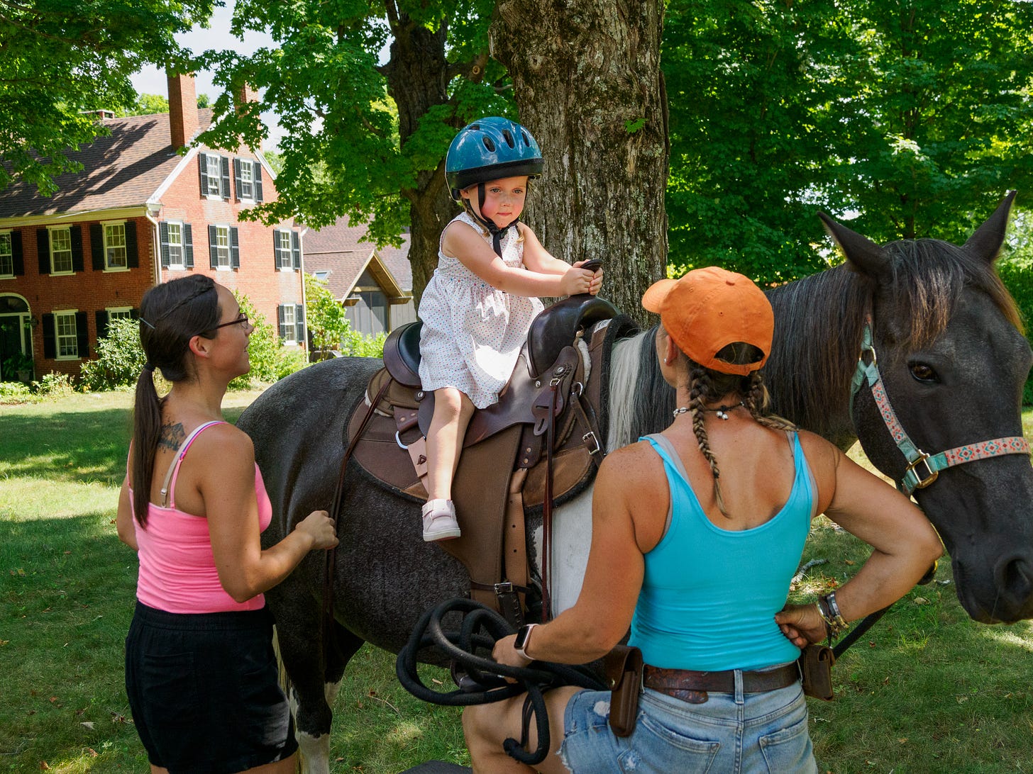 Tall in the saddle