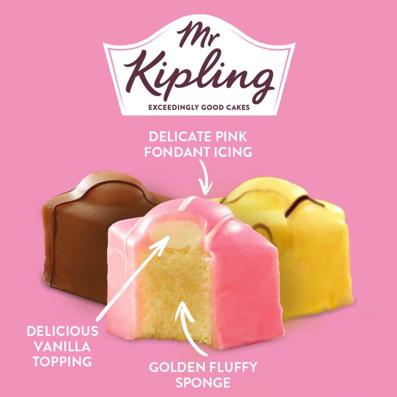 Mr Kipling French Fancies 8 per pack | Zoom