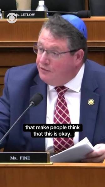 Rep. Randy Fine (R-FL) scolded a protester who shouted during a House  hearing on antisemitism on college campuses on Tuesday, calling them a  “loser,” and saying, “shut up and get out of here.”, House ...