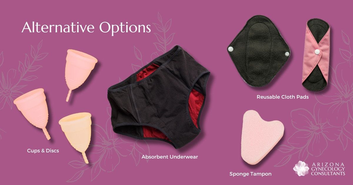 Alternative Menstrual Products | Alternatives to Tampons and Pads