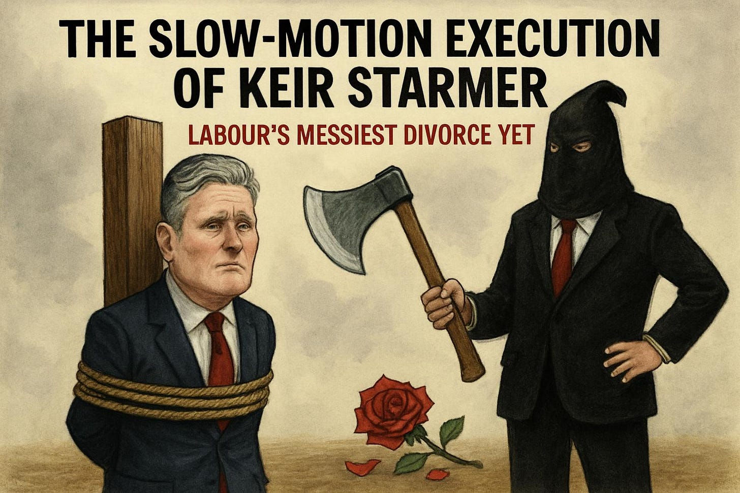 The Slow-Motion Execution of Keir Starmer