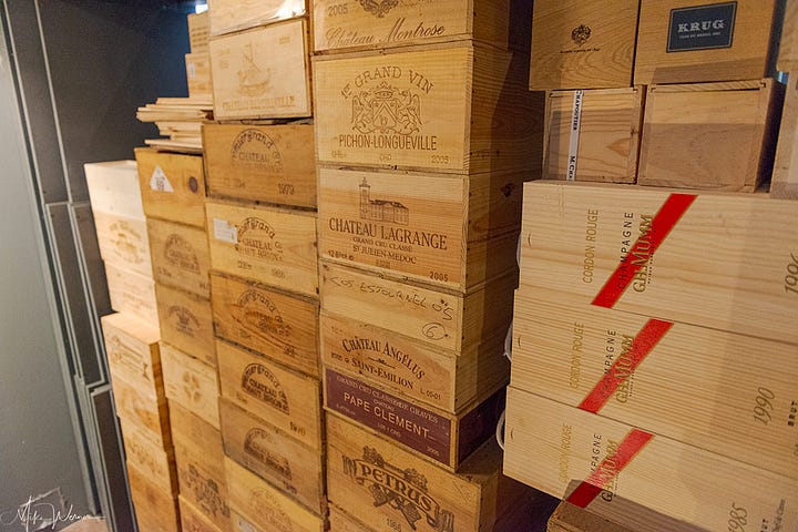 The Bocuse wine cellar