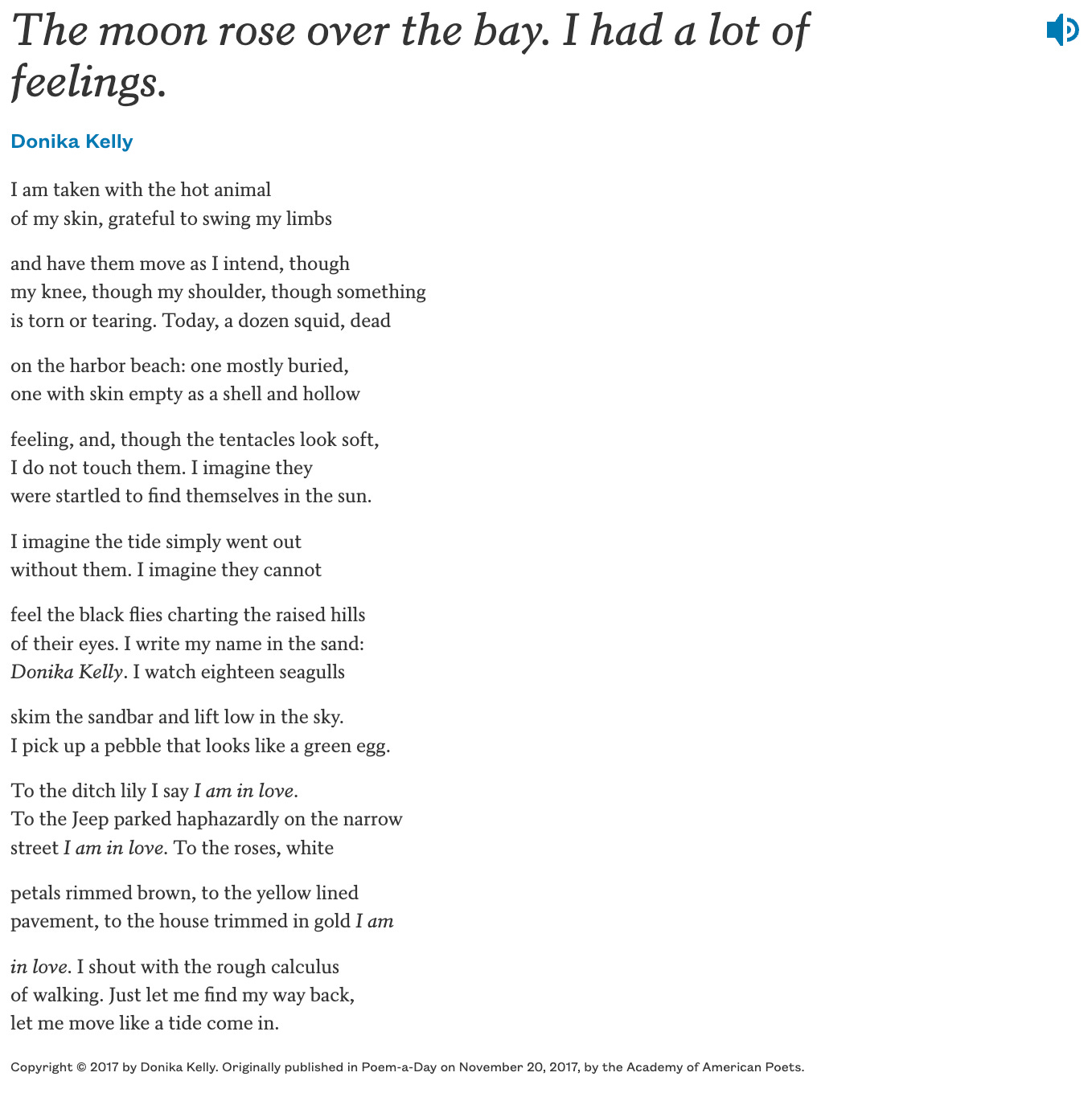 a screenshot of a poem by donika kelly