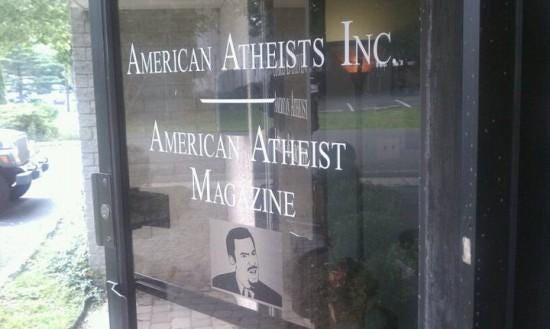 AMIERICAN AVHEISTS INC AMERICAN ATHEIST MA INE window