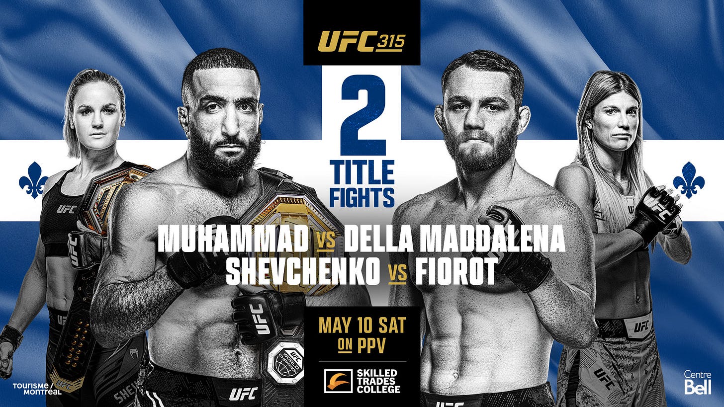 UFC 315 Predictions, Betting Guide & Podcast