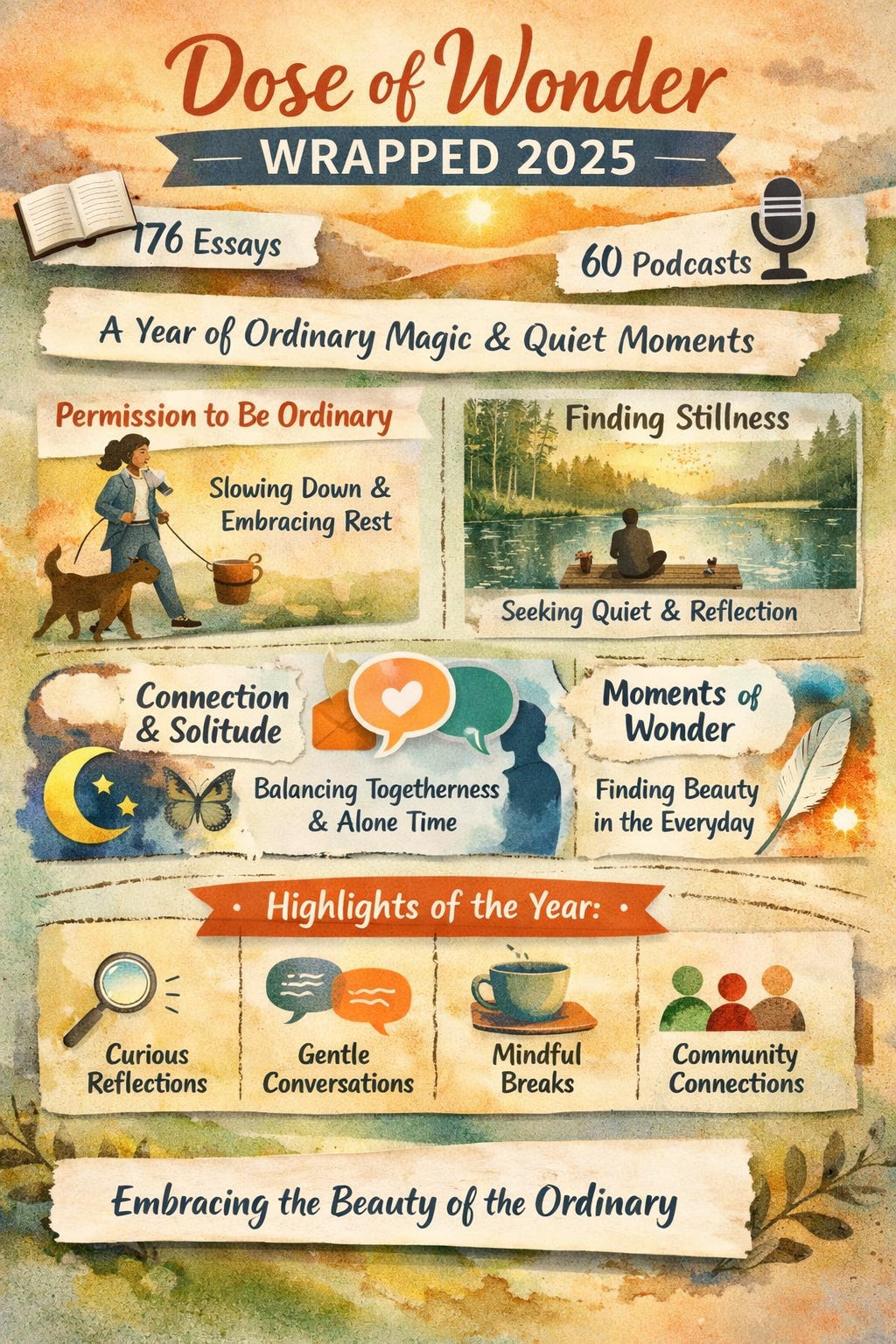 Substack Wrapped 2025: A Year of Wonder, Quiet, and Ordinary Magic