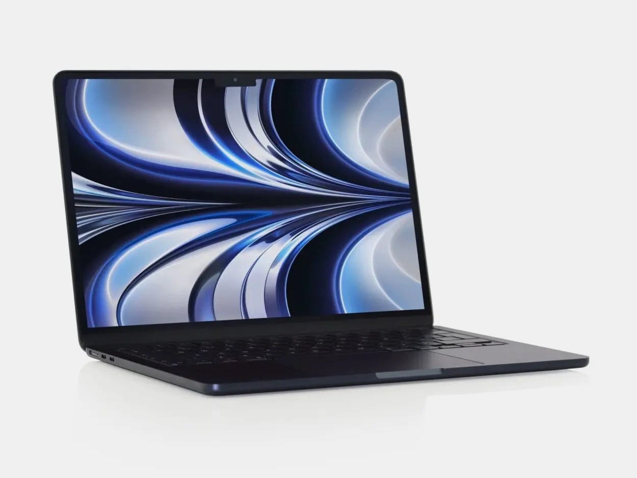 2025 Apple MacBook Air 13-inch M4 10-core 16GB 256GB - Midnight - MacFinder